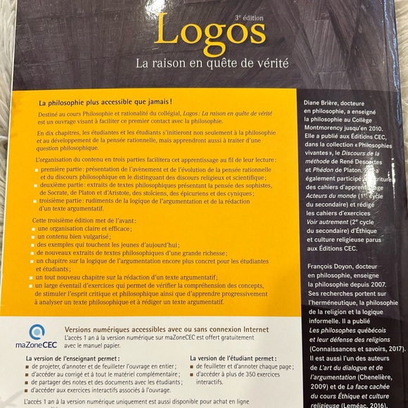 Logos , la raison en quête de verite - Picture 2 of 2